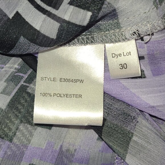 20P | Conrad C | Ruffle Capped Sleeve Button Down Blouse - Picture 5 of 5